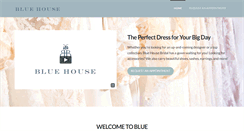 Desktop Screenshot of bluehousebridal.com